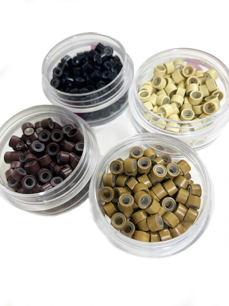 Weft Extension Beads - Dark Brown